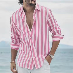 Camicia a Righe Uomo – Comfort e Stile in Ogni Giornata